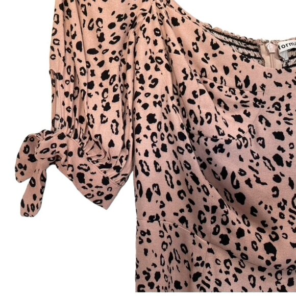 Reformation Quin Tie Sleeve Mini Dress - Picture 3 of 13